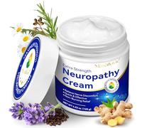 Crema de neuropatía extra para aliviar el dolor nervioso y los dolores musculares, gel calmante vegetal con árnica y lavanda para pies, manos, piernas y espalda, 120 g