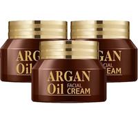 Crema de Noche Antiarrugas con Aceite de Argán, Crema Lifting Antiedad, Loción Restauradora de la Barrera Cutánea, Loción Hidratante para Todo Tipo de Piel