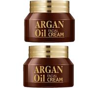 Crema de Noche Antiarrugas con Aceite de Argán, Crema Lifting Antiedad, Loción Restauradora de la Barrera Cutánea, Loción Hidratante para Todo Tipo de Piel