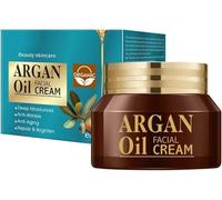 Crema de Noche Antiarrugas con Aceite de Argán, Crema Lifting Antiedad, Loción Restauradora de la Barrera Cutánea, Loción Hidratante para Todo Tipo de Piel