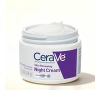 Crema de Noche Renovadora de la Piel CeraVe, Complejo de Péptidos, Ácido Hialurónico y Ceramida, Humectante Facial, 1.7 Onzas 2PCS
