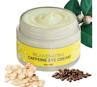 Crema de ojos con cafeína y ginseng para ojeras, hinchazón y arrugas y bolsas rughe - Tratamiento antienvejecimiento para bolsas debajo de los ojos y líneas finas