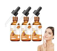 Crema de ojos con miel de abeja orgánica - Sérum de miel para el contorno de ojos - Gel hidratante para la zona de los Ojazos, hidratación profunda para la piel alrededor de los Ojazos (3 botellas)