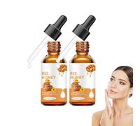 Crema de ojos con miel de abeja orgánica - Sérum de miel para el contorno de ojos - Gel hidratante para la zona de los Ojazos, hidratación profunda para la piel alrededor de los Ojazos (2 botellas)