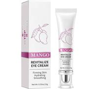 Crema de ojos de mango, contra ojeras y bolsas de los ojos, crema hidratante y reafirmante con manteca de karité y extracto de mango, esencia antiarrugas para la zona de los ojos, 15 g (1 unidad)