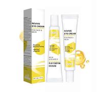 Crema de ojos Revive, 40 g, antiarrugas, piel lisa, contra ojeras e hinchazón, promueve la luminosidad, reafirma e hidrata, para cara, cuello y ojos (2 unidades, talla única)