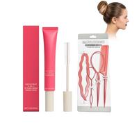 Crema de Peinado Voluminizadora para Pelo Fino, Hydrating Styling Lotion, Curl Defining Cream, Hidratante y Potenciadora del Brillo, Domina el Cabello Rebelde y Reduce el, Incluye Juego de Peines