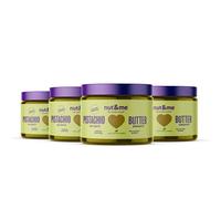 Crema de Pistacho nut&me 1kg | 100% PISTACHO | Sin Azúcares añadidos | Sin Aditivos | Vegano | sin gluten | Keto | Sin aditivos | Fuente de proteínas | Alto contenido en fibra | Pack 4x250 gr