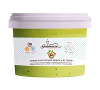 Crema de Pistacho Sabor Natural Pasta para untar lista para usar Sabrosa Pasta suave y versátil para el hogar o el trabajo Envase de 500 g sin lactosa y sin gluten