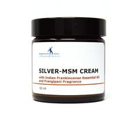 Crema de Plata-MSM con aceite esencial de incienso indio y aroma natural de frangipani - 60 ml