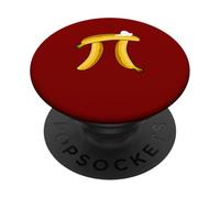 Crema de plátano Pi Funny Pi Day Banana Cream Pi PopSockets PopGrip Adhesivo