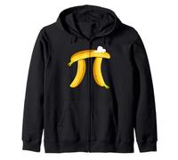 Crema de plátano Pi Funny Pi Day Banana Cream Pi Sudadera con Capucha