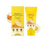 Crema de Protección Solar Vitamina C, SPF 50 PA+++, Reduce El Efecto Bronceado, Adecuado Para Todos Los Tipos de Piel (1)
