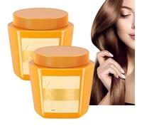 Crema de proteína capilar nutritiva de lujo con esencia de aminoácidos, cuidado capilar con esencia de aminoácidos, mascarilla capilar con esencia reparadora, mascarilla reparadora (2 piezas)
