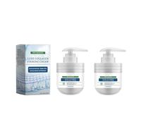 Crema de referencia de colágeno de lujo awzlove, crema hidratante antienvejecimiento con colágeno, firma avanzada y crema reductora de arrugas, loción endureciente de la piel (2pcs)