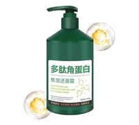 Crema de reparación de daños para el cabello del alisado hidratante con queratina del polipéptido, máscara de acondicionamiento profundo, crema para restaurar el cabello (1pc)