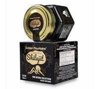 Crema de resina de shilajit pura Golden Mountains 100 g - Altaiskiy verde siberiano