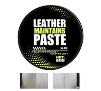 Crema De Restauración Para Cuero | Pasta De Reparación Para Cuero,Pasta De Abrillantador 50g Larga Duración Con Esponja Para Asientos De Coche Muebles De Interior Sofá Y Silla De Montar