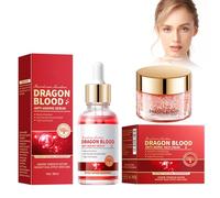 Crema de sangre de dragón + suero, crema facial de sangre de dragón, hidrata y mejora la piel seca y áspera, crema facial antiarrugas, líneas finas, reafirmante y reafirmante