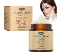 Crema de sebo de res, Crema hidratante de sebo de res, Crema de sebo de loción natural, Bálsamo de sebo de res para alimentos con pasto, para el cuidado de la piel facial y corporal, para pieles sensi