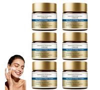 Crema de suero reafirmante facial, crema hidratante con colágeno para pieles jóvenes, hidratante y reafirmante, aceite esencial de suero antiedad con péptidos y colágeno. (6 unidades)