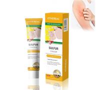Crema de sulfur-20g, Crema antifúngico, adecuado para picaduras de ácaros, irritación inflamatoria de la piel, picor