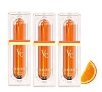 Crema de tono de maquillaje de vitamina C ágil, cinco crema de maquillaje natural de vitamina C, corrector múltiple iluminante, no grasiento, ausente rápido y uso diario (3Pcs)