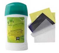 Crema de Transferencia para Tatuaje, Preparación Rápida y Segura | Suministros Incluidos, sin Sustancias Dañinas, para Plantilla y Piel, Práctica en Casa