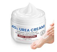 Crema de Urea al 40% con Manteca de Karité 150g, Crema Hidratante y Reparadora para Pies Secos y Agrietados, Talones y Manos, Suaviza y Elimina Callos, Cuidado para Hombres y Mujeres