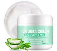 Crema De Urea Al 40 Por Ciento, 2% De áCido SalicíLico, Crema Reparadora Para Pies Que Nutre Y Alivia La Piel, Hidrata Y Exfolia La Piel Muerta Para Talones, Rodillas Y Manos Secos Y Agrietados