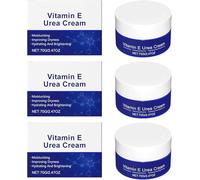 Crema de Urea con Vitamina E, Hidratante Facial Iluminador, para Talones, Manos, Codos y Rodillas Secos y Agrietes. Reduce las Pecas y Mejora la Textura de la Piel.