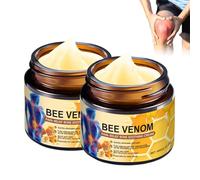Crema de veneno de abeja, 3 piezas de pomada de veneno de abeja, venas de abeja avanzada articular - cremas instantáneas de veneno de abeja y huesos, para cuello, cintura, espalda, manos, pies (2)