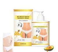 Crema de veneno de abeja antiedad y reafirmante de la piel para reducir las arrugas para la cara y el cuerpo, reafirma la piel flácida, reduce las líneas finas y el tratamiento nutritivo seco (1