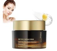 Crema Deep Vita C, Crema Deep Vita C Capsule, Loción Con Vitamina C Para Un Brillo Instantáneo, Humectante Facial Con Vitamina C, Crema Con Cápsulas De Vitamina C (1 botella)