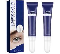 Crema definidora de párpados, crema moldeadora de párpados dobles, cremas para levantamiento de párpados, cremas invisibles de acción prolongada para dar forma a párpados dobles. (2pcs)