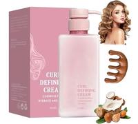 Crema Definidora De Rizos Hairhalo, Crema Definidora De Rizos HairHalo Rosa, Crema Definidora De Rizos, Crema Para Rizos Antifrizz Para Cabello Rizado (1 pieza)