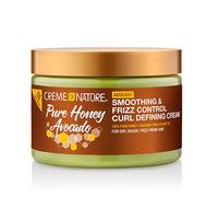 Creme of Nature, Pure Honey Hair Food Aguacate, crema de peinado con aceite de aguacate y miel, define y nutre los rizos, cuidado del cabello rizado y encrespado, sin aclarado, 326ml
