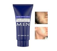 Crema Depilatoria | 60ml Depilatorio Indolora y Calmante en Gel | Segura para Todo Tipo de Piel Cuidado Personal Facial Espalda Piernas Brazos