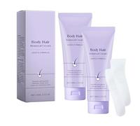 Crema Depilatoria Corporal con Aplicador de Espátula, Crema Depilatoria Suave, Duradera y Suave, Ideal para Piel Sensible en Piernas, Línea del Bikini y Axilas