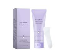 Crema Depilatoria Corporal con Aplicador de Espátula, Crema Depilatoria Suave, Duradera y Suave, Ideal para Piel Sensible en Piernas, Línea del Bikini y Axilas