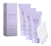 Crema Depilatoria Corporal con Aplicador de Espátula, Crema Depilatoria Suave, Duradera y Suave, Ideal para Piel Sensible en Piernas, Línea del Bikini y Axilas