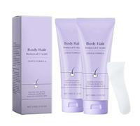Crema depilatoria corporal con aplicador de espátula, crema unisex para depilación y cuidado de la piel, fórmula suave, segura, apta para todo tipo de piel (2pcs)