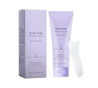 Crema depilatoria corporal con aplicador de espátula, crema unisex para depilación y cuidado de la piel, fórmula suave, segura, apta para todo tipo de piel (1pcs)