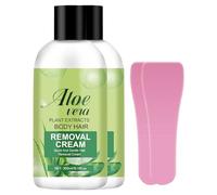 Crema depilatoria corporal con extractos de plantas de aloe vera, depilatoria para mujeres, suave y no irritante (2)