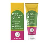 Crema depilatoria corporal, cremas depilatorias para pieles sensibles, crema depilatoria calmante para cuerpo, vegana para todos los tipos de piel, 100 g (1)