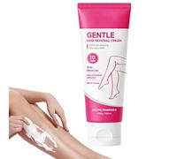 Crema depilatoria corporal de mujer - Calmante Delicada Rápida Lisa | Crema depilatoria para hombre y mujer - Línea de Bikini Axilas Piernas Brazos Cuello Zona íntima Bigote