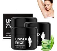 Crema depilatoria corporal unisex, suave y de acción rápida, fórmula sin vello, depilación suave e indolora, para brazos, piernas y pecho