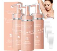Crema Depilatoria, Crema Depilatoria Para Mujeres, Crema Depilatoria Íntima, Crema Depilatoria Impecable Sin Dolor Para Contorno De Bikini, Piernas, Brazos, Axilas (3 botellas)
