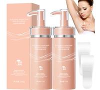 Crema Depilatoria, Crema Depilatoria Para Mujeres, Crema Depilatoria Íntima, Crema Depilatoria Impecable Sin Dolor Para Contorno De Bikini, Piernas, Brazos, Axilas (2 botellas)