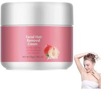 Crema depilatoria facial, adiós a las sombras y la barba incipiente, piel visiblemente suave en solo 5 minutos, apta para todo tipo de piel (1 Pcs)